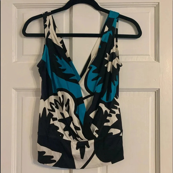 Diane Von Furstenberg Patterned Tank - Picture 1 of 6